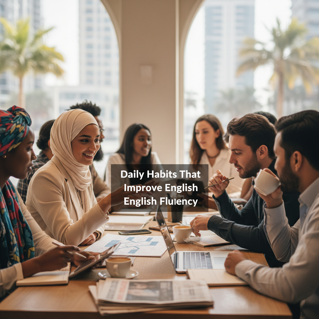 Daily Habits That Improve English Fluency