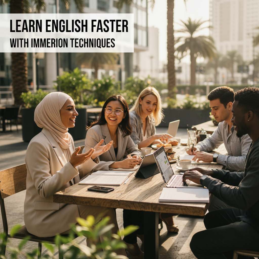 Learn English Faster with Immersion Techniques