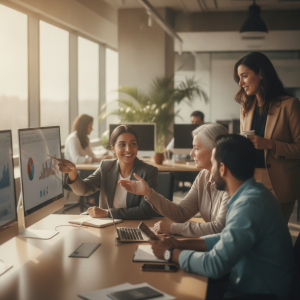 blended learning English corporate training — Bridge Academy